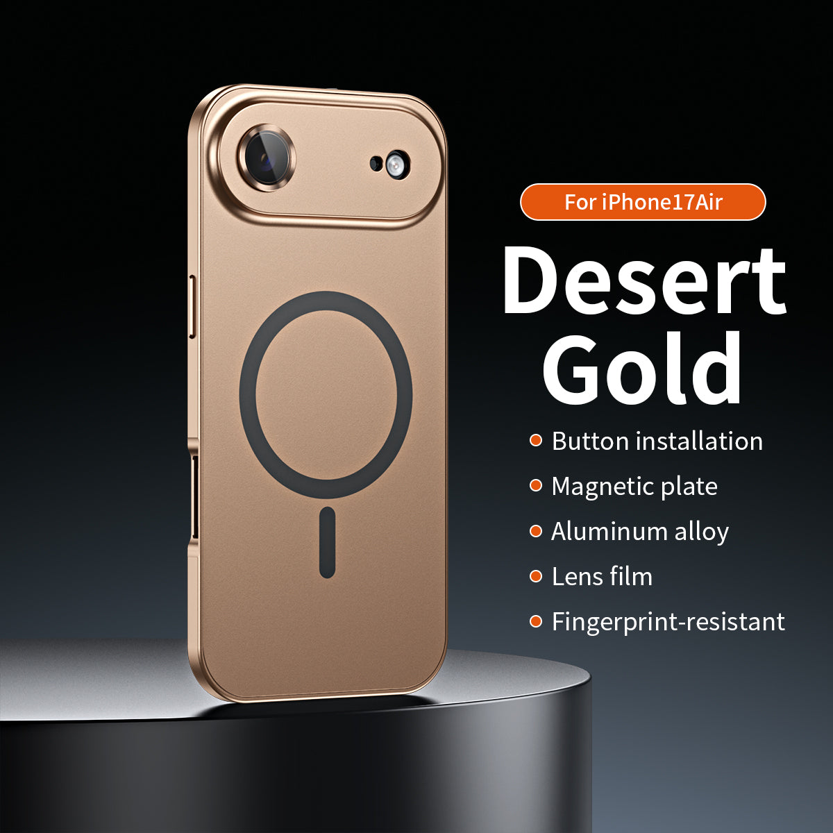 âšiPhone 17-12đ„Magnetiskt skal i aluminiumram för iPhone