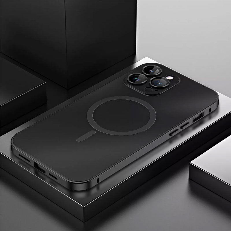 📱Magnetiskt metallfodral med snäppfunktion för iPhon