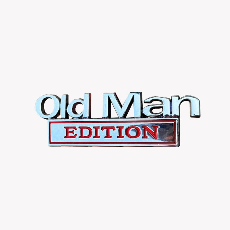 🚗Visa upp din personlighet med det här roliga 💨 "Old Man Edition"-märket! 😆👴