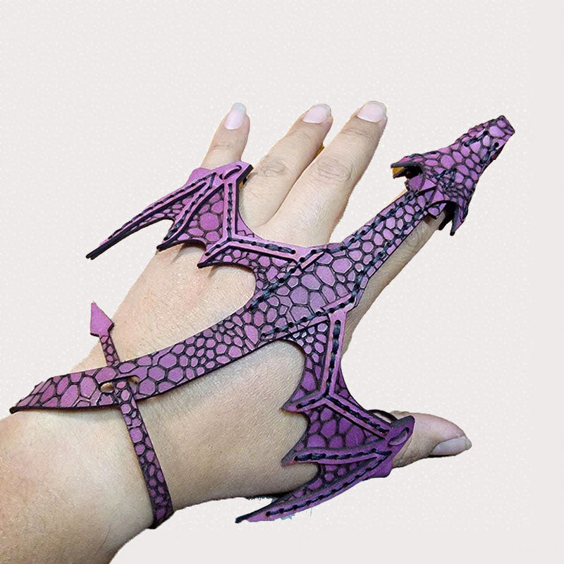 đLĂ€derhanddrakarmband â Förtrollat armband vĂ€vt med mytisk magi