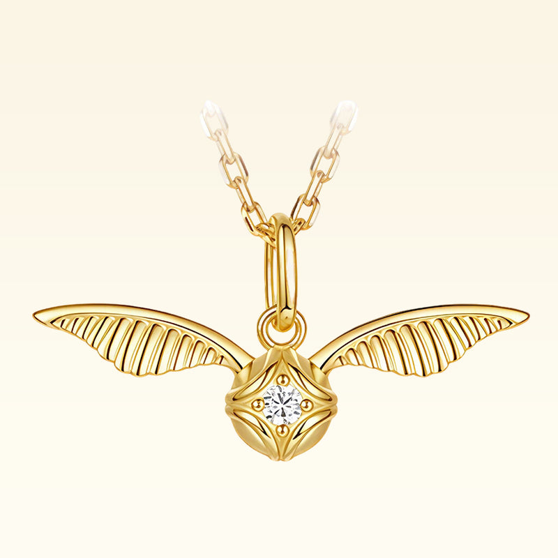 đźGolden Snitch Halsband â Magisk Stil för Harry Potter-Fans âš