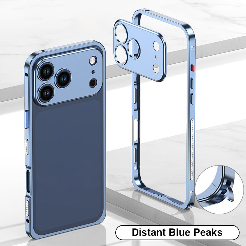 📱Metallobjektiv Aluminiumlegeringsram Mobiltelefonfodral✨