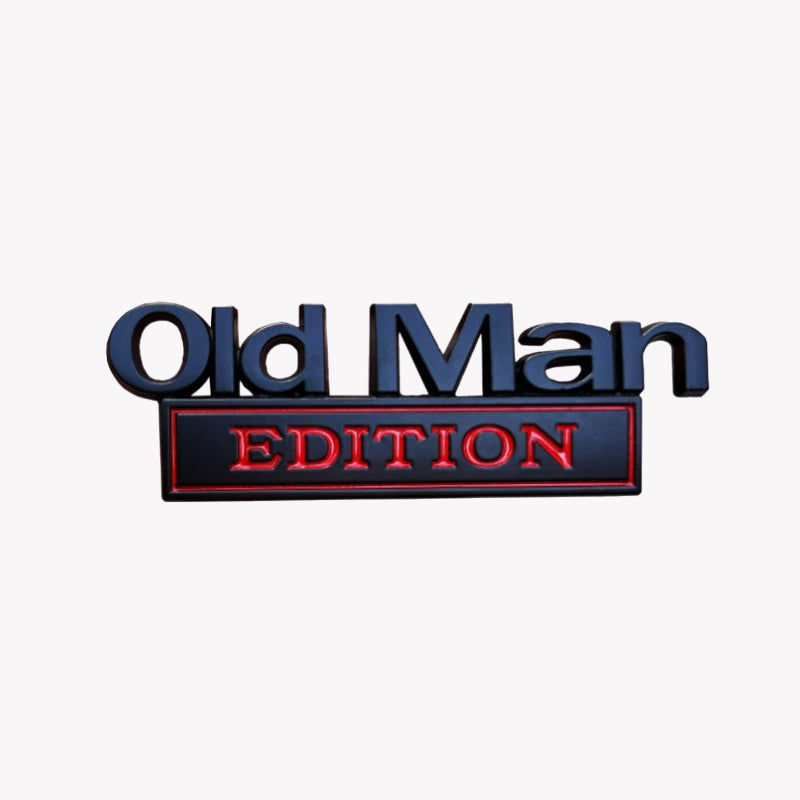 🚗Visa upp din personlighet med det här roliga 💨 "Old Man Edition"-märket! 😆👴