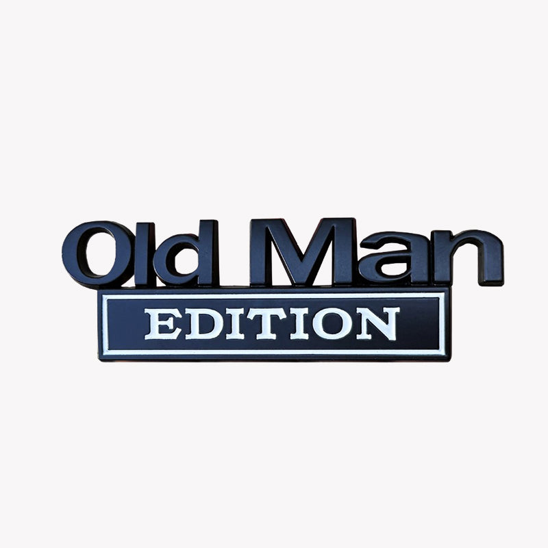 🚗Visa upp din personlighet med det här roliga 💨 "Old Man Edition"-märket! 😆👴