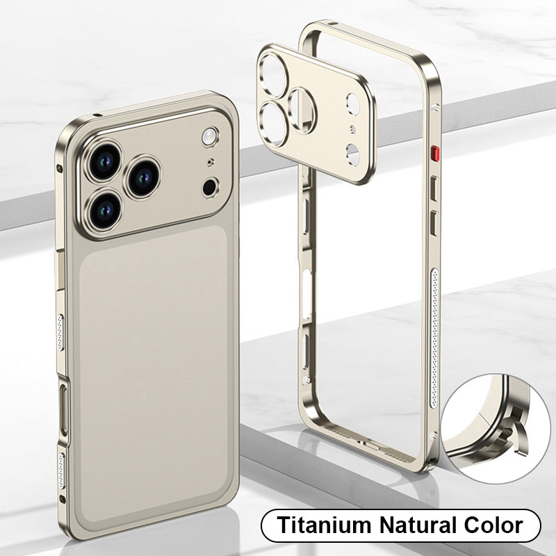 📱Metallobjektiv Aluminiumlegeringsram Mobiltelefonfodral✨