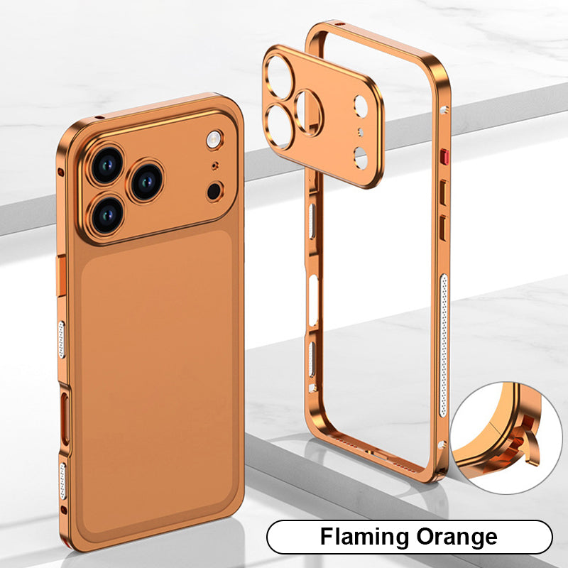 📱Metallobjektiv Aluminiumlegeringsram Mobiltelefonfodral✨