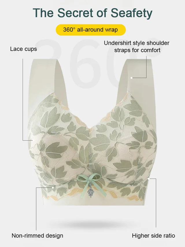 ⏳Veckans specialerbjudande: köp 1, få 2 gratis💗Plus-size sömlös ryggförstärkande b