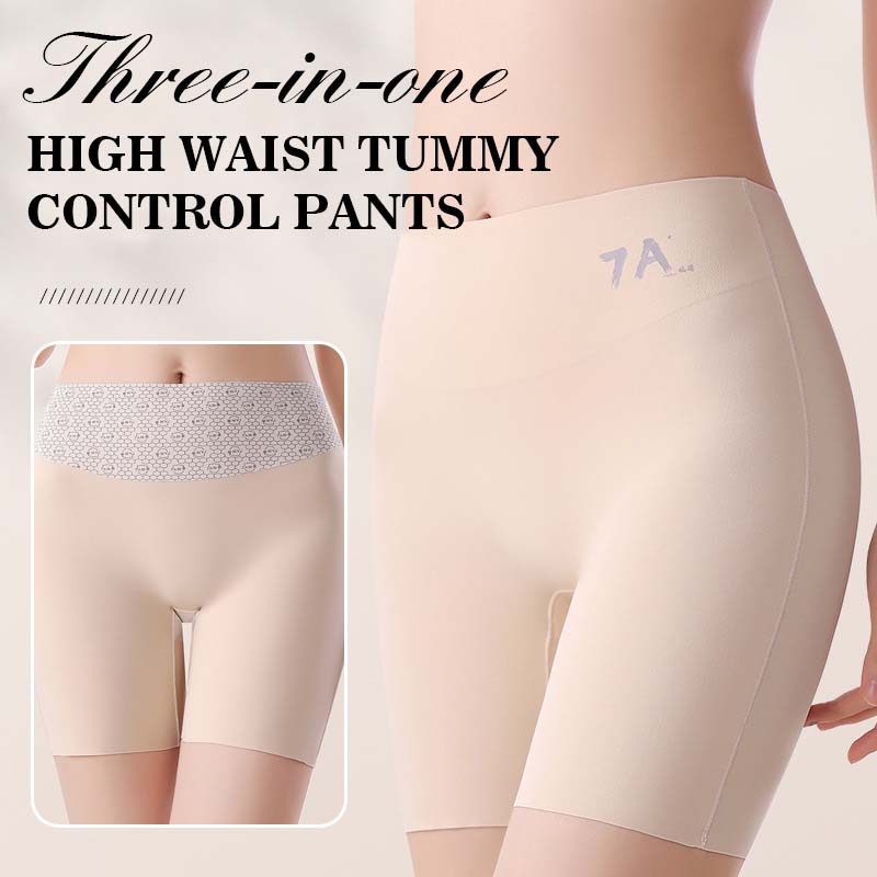 ✨ Ice Silk Safety Pants 3-i-1: underkläder, säkerhetsbyxor och magkontrollbyxor. Säg adjö till pinsamma, döljande ränder