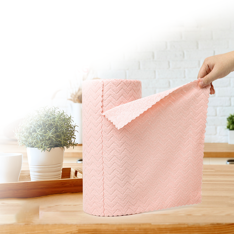 🧼🌀 Mikrofiber rengöringsdukar i rulle