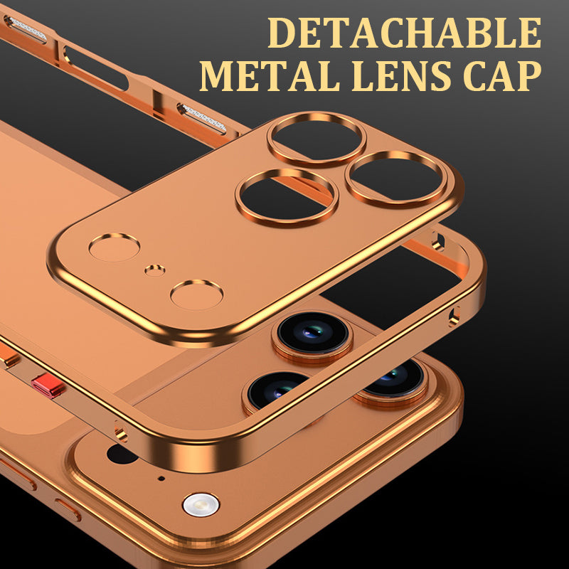 📱Metallobjektiv Aluminiumlegeringsram Mobiltelefonfodral✨