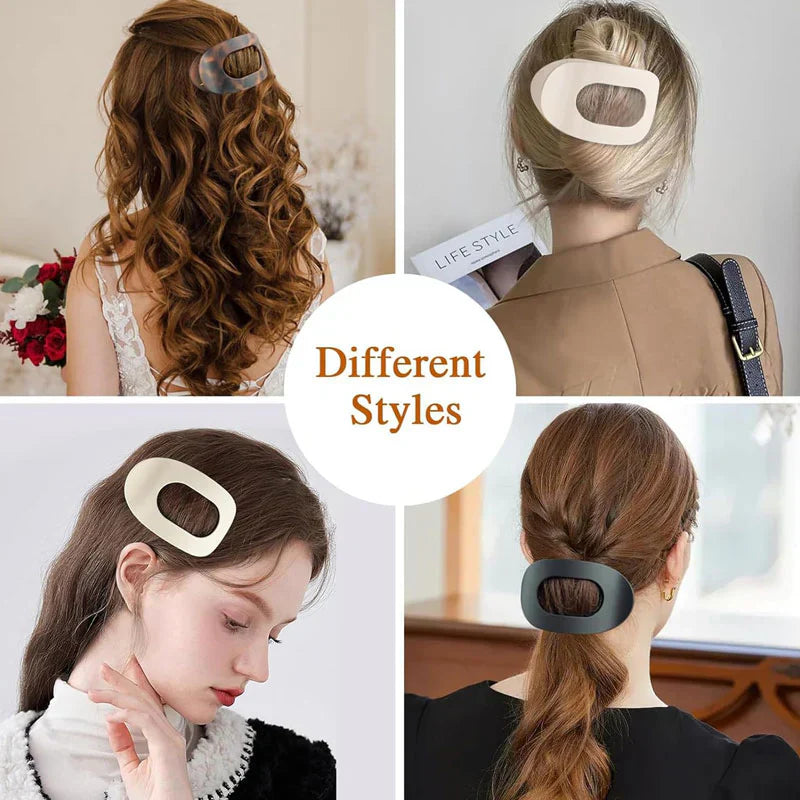 ⏳Denna veckas specialerbjudande✨ Oval uppsättning hårklämmor (4 st)