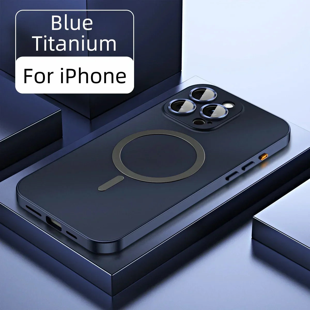 📱Magnetiskt metallfodral med snäppfunktion för iPhon