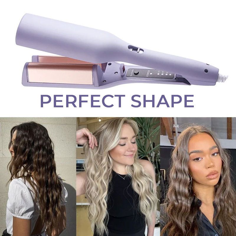 ✨Gör ditt hår fluffigt och texturerat💖32 mm fransk V-formad våglocktån