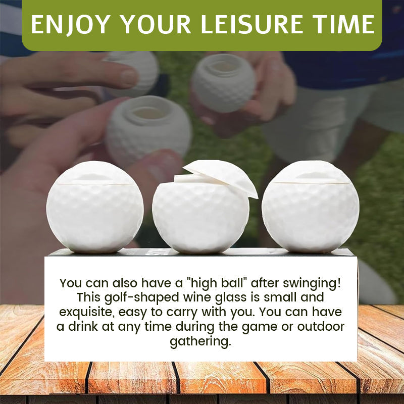 ⛳Kreativt snapsglas format som en golfboll
