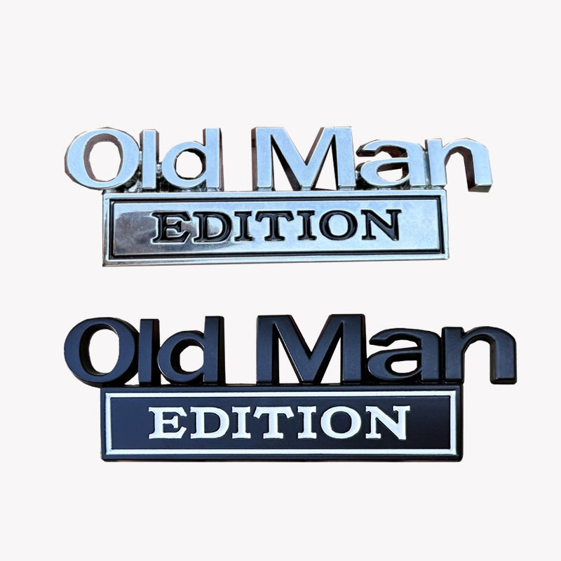🚗Visa upp din personlighet med det här roliga 💨 "Old Man Edition"-märket! 😆👴