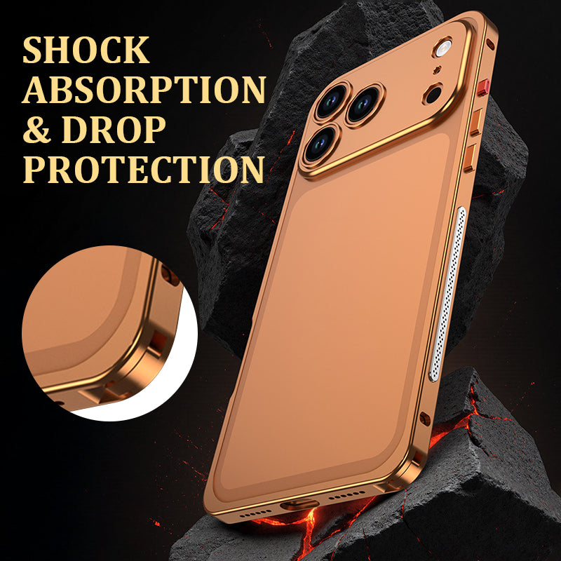 📱Metallobjektiv Aluminiumlegeringsram Mobiltelefonfodral✨