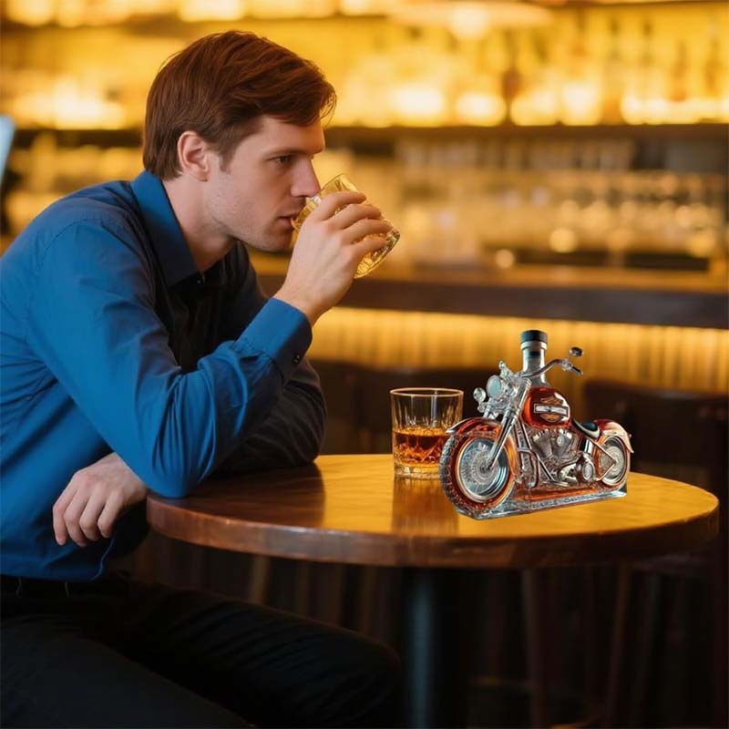 ✨ Elegant och lyxigt utseende — Motorcykel Whisky Decanter 🥃🏍️