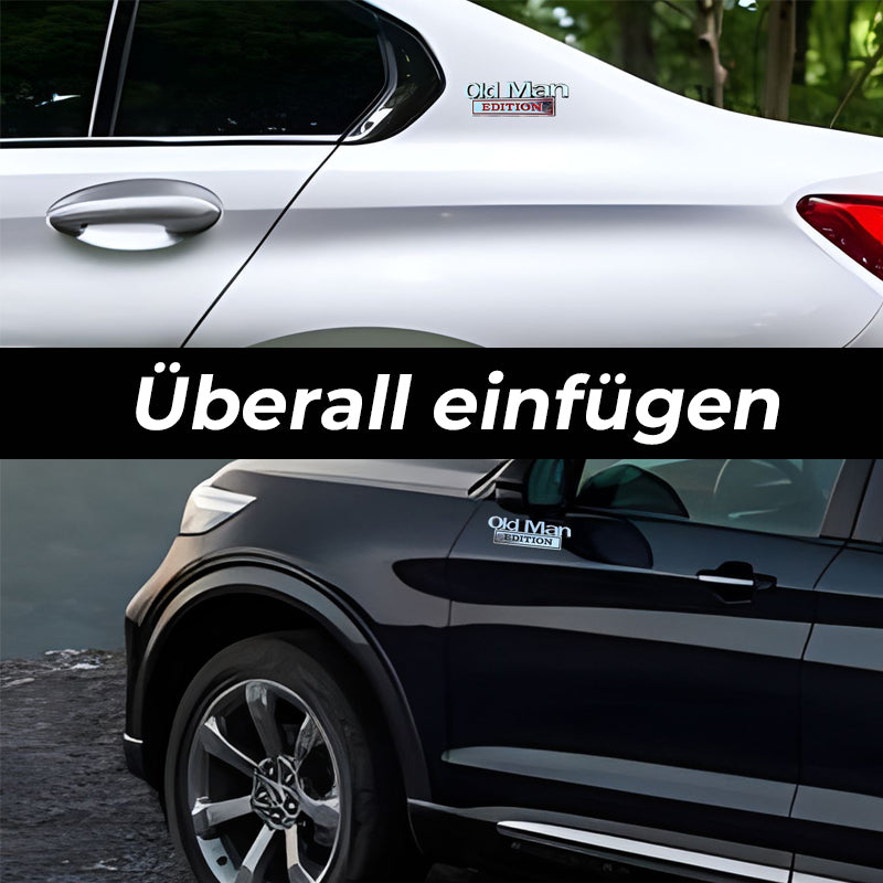 🚗Visa upp din personlighet med det här roliga 💨 "Old Man Edition"-märket! 😆👴