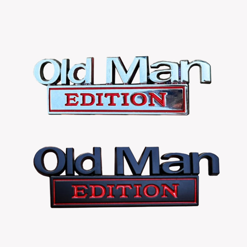 🚗Visa upp din personlighet med det här roliga 💨 "Old Man Edition"-märket! 😆👴