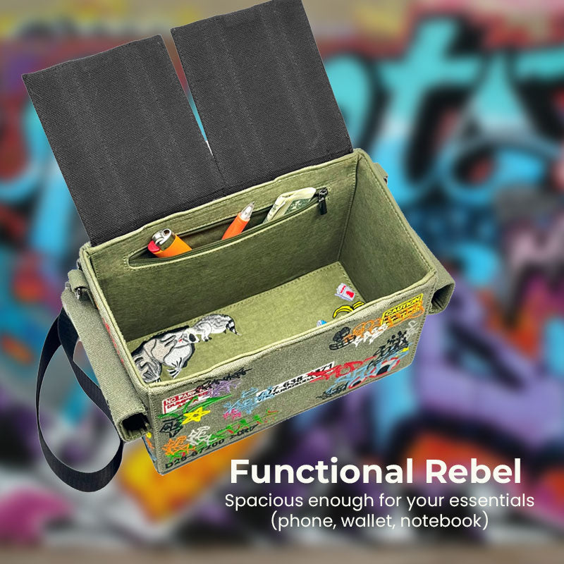 Urban Rebel Graffiti Axelväska 🎨