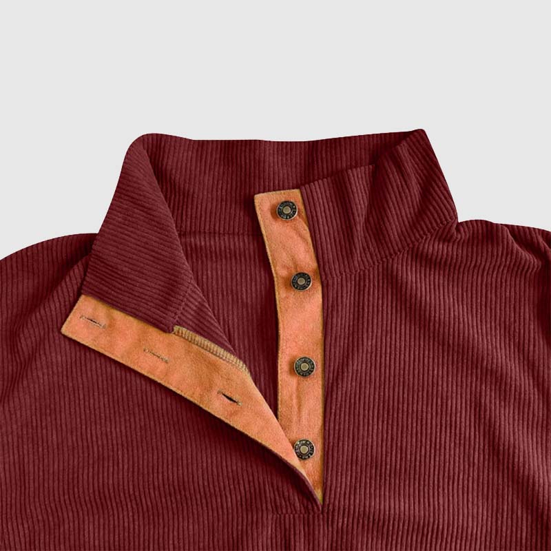 👔Herrmanchestertröja med ståkrage👔