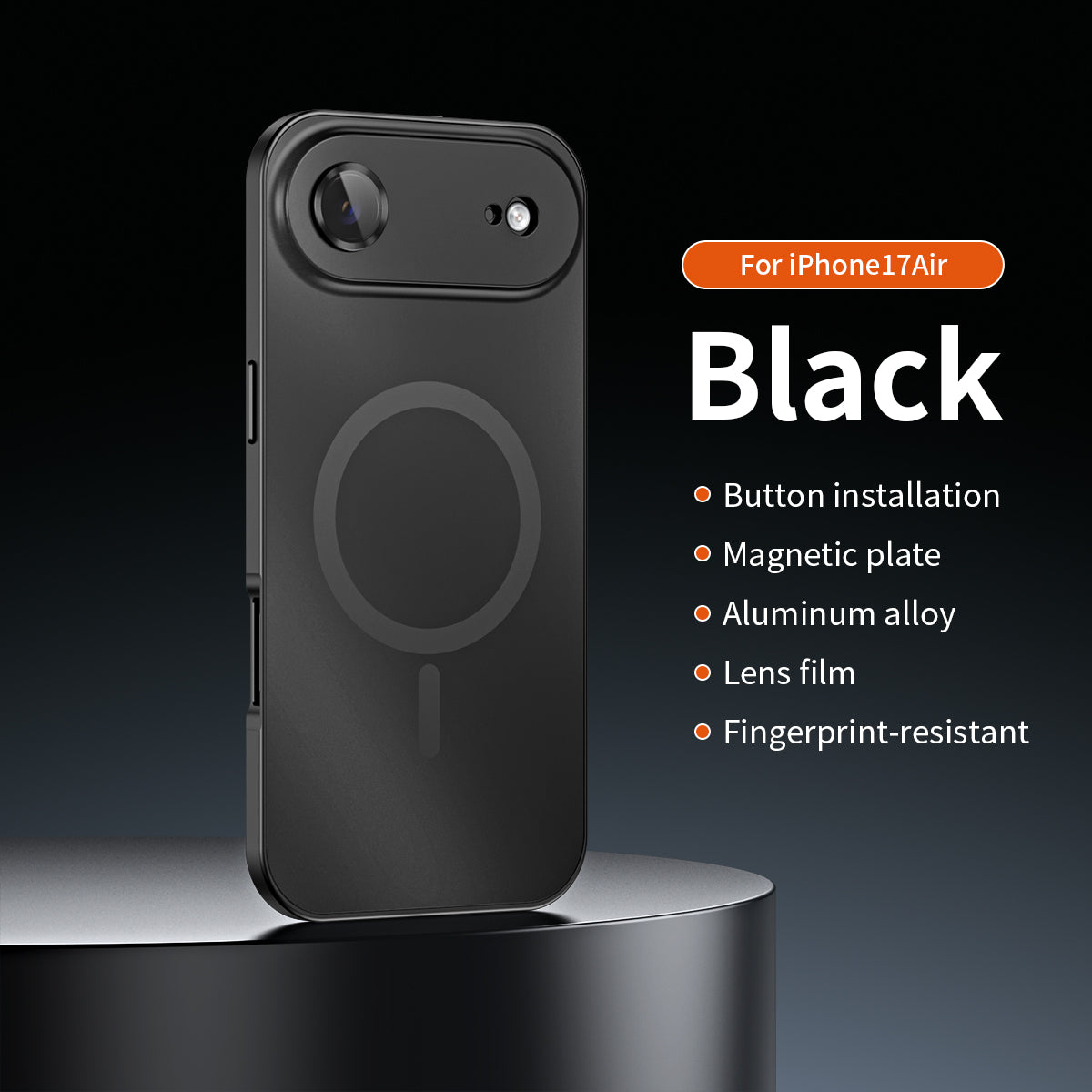 âšiPhone 17-12đ„Magnetiskt skal i aluminiumram för iPhone