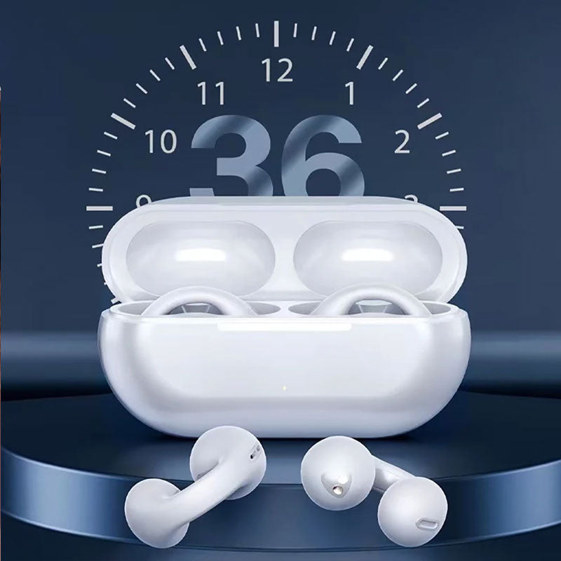 đ«Bluetooth-headset med öronklĂ€mma för sport med benledninđ§