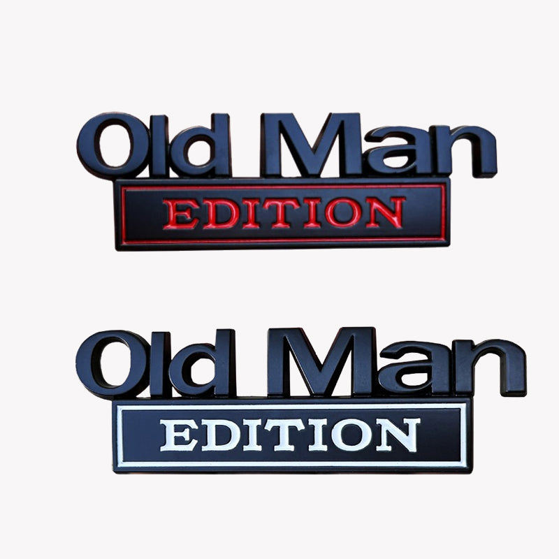 🚗Visa upp din personlighet med det här roliga 💨 "Old Man Edition"-märket! 😆👴