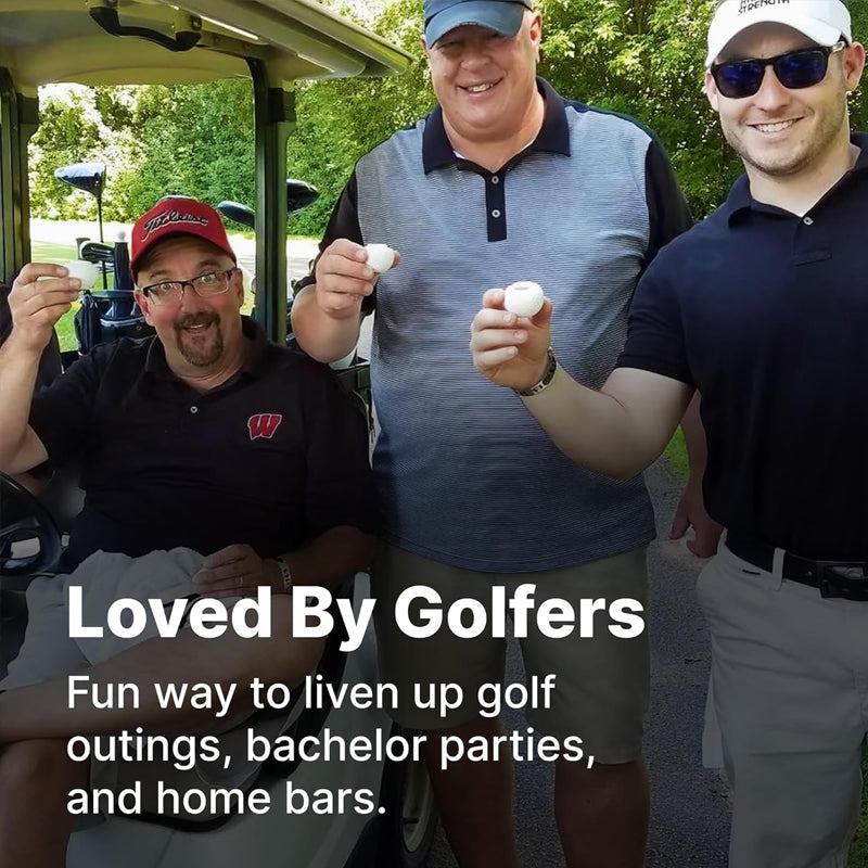 ⛳Kreativt snapsglas format som en golfboll