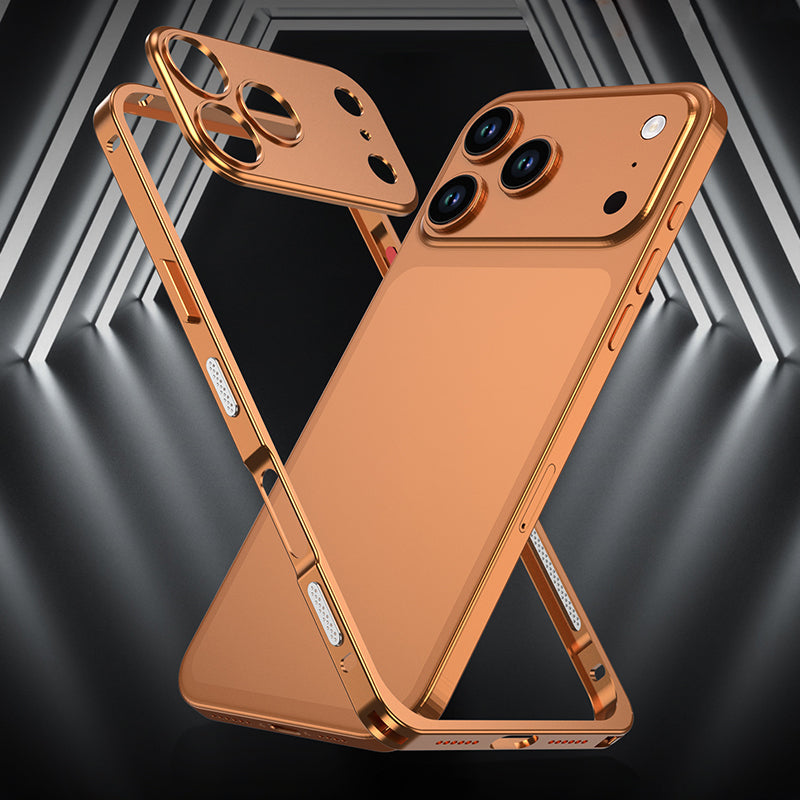 📱Metallobjektiv Aluminiumlegeringsram Mobiltelefonfodral✨