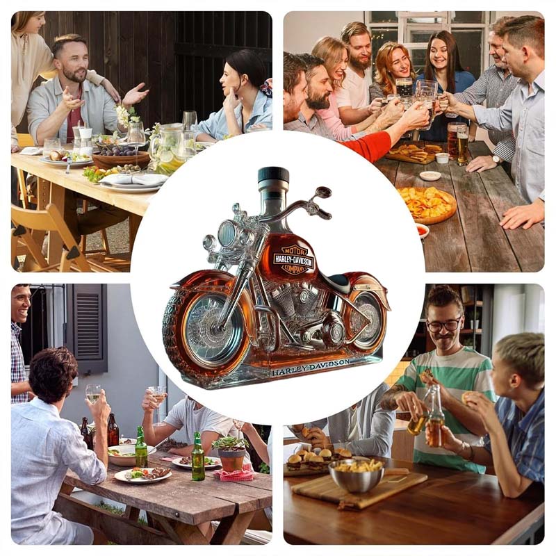✨ Elegant och lyxigt utseende — Motorcykel Whisky Decanter 🥃🏍️