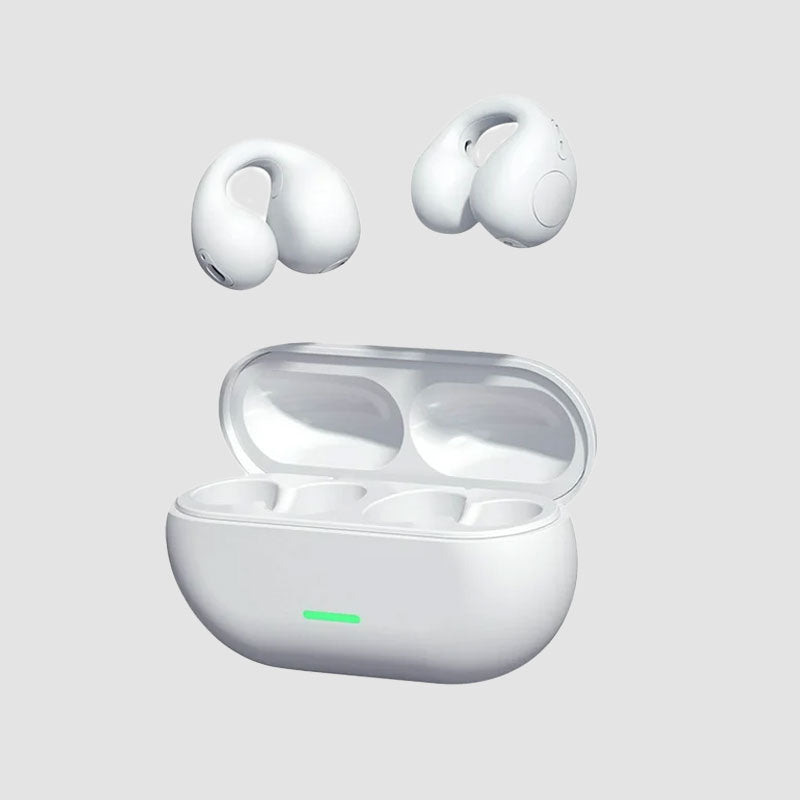 đ«Bluetooth-headset med öronklĂ€mma för sport med benledninđ§