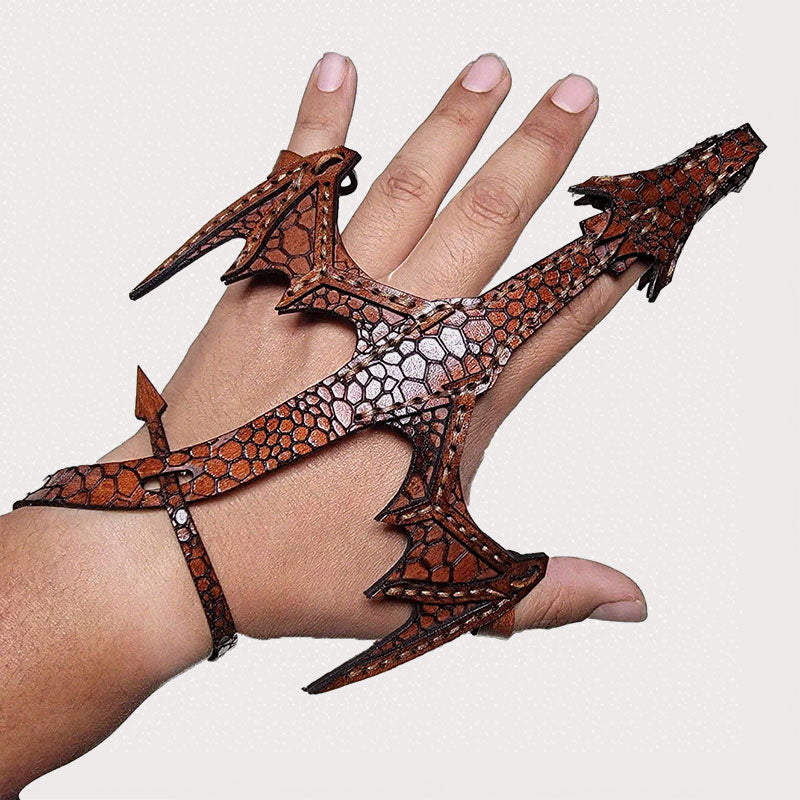 đLĂ€derhanddrakarmband â Förtrollat armband vĂ€vt med mytisk magi