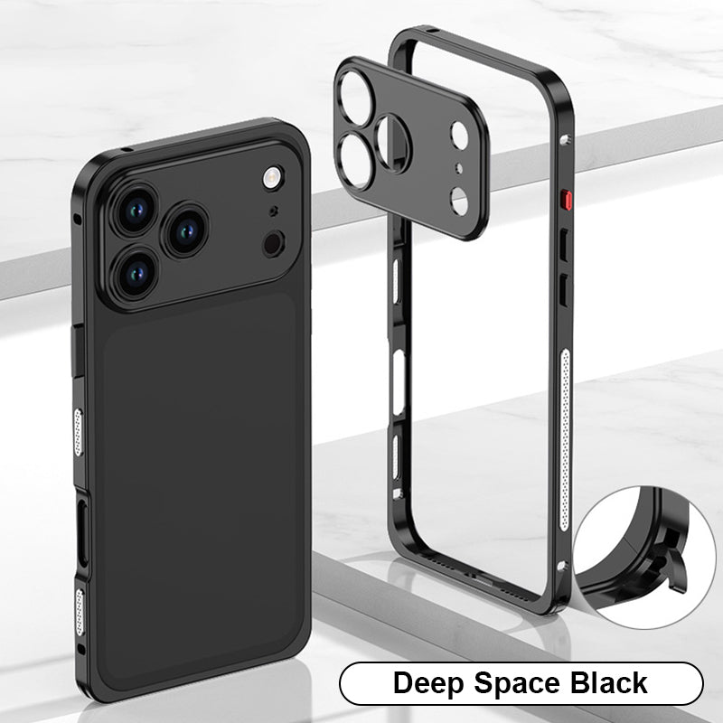 📱Metallobjektiv Aluminiumlegeringsram Mobiltelefonfodral✨