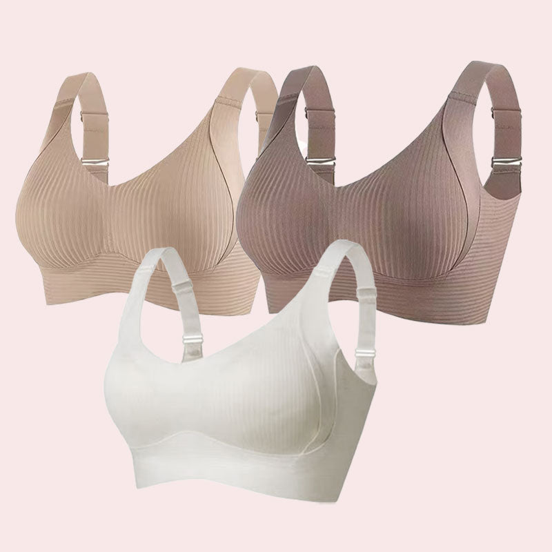 🎁Sista dagen: köp 1, få 3 paket🔥Superstödjande BH | Push-up-BH utan bygel👍Inga hängande bröst längre