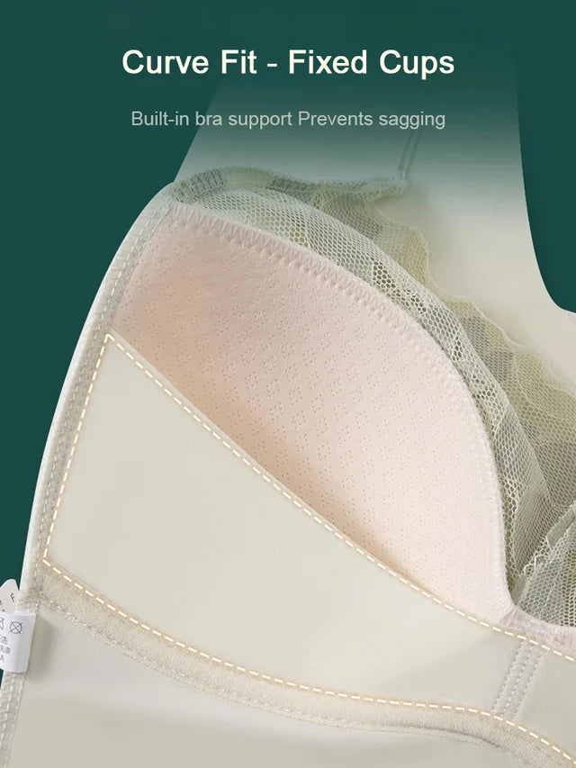 ⏳Veckans specialerbjudande: köp 1, få 2 gratis💗Plus-size sömlös ryggförstärkande b