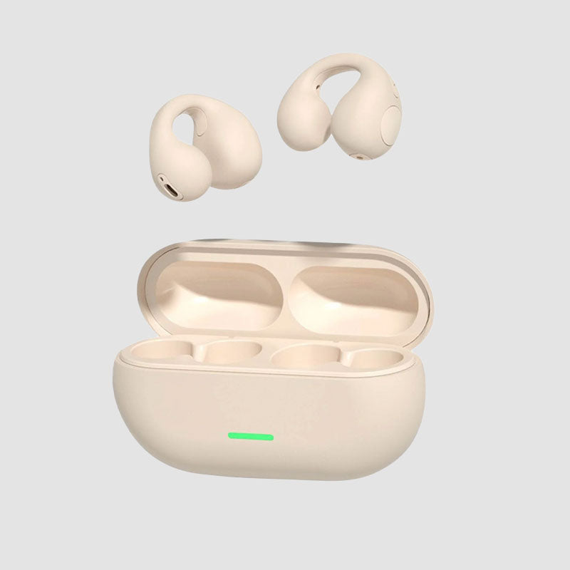 đ«Bluetooth-headset med öronklĂ€mma för sport med benledninđ§
