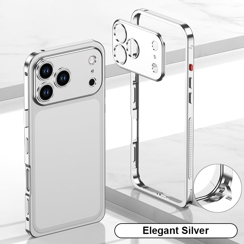 📱Metallobjektiv Aluminiumlegeringsram Mobiltelefonfodral✨