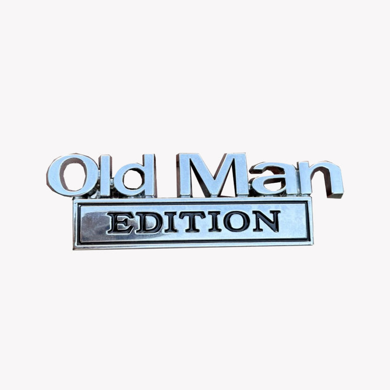 🚗Visa upp din personlighet med det här roliga 💨 "Old Man Edition"-märket! 😆👴