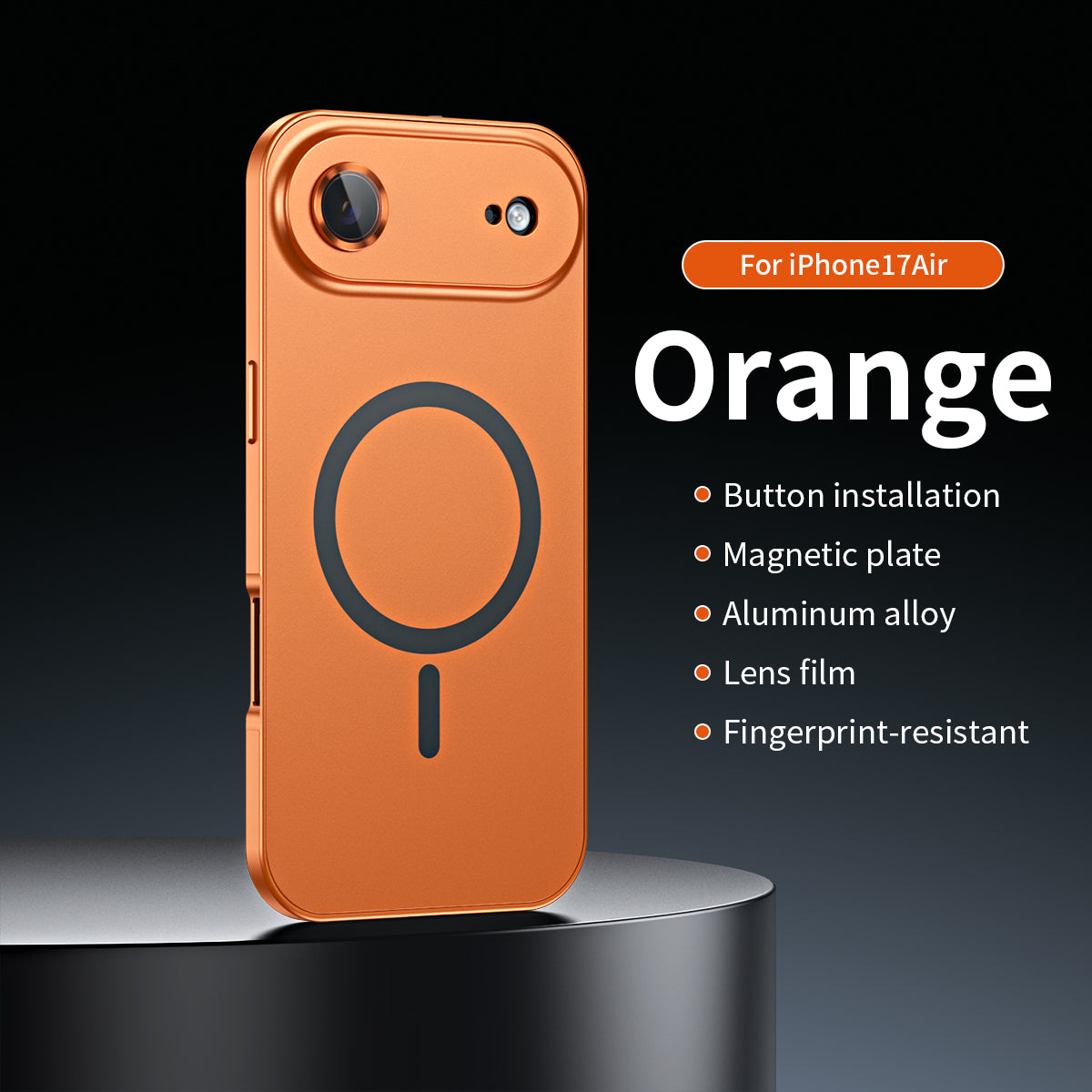 âšiPhone 17-12đ„Magnetiskt skal i aluminiumram för iPhone