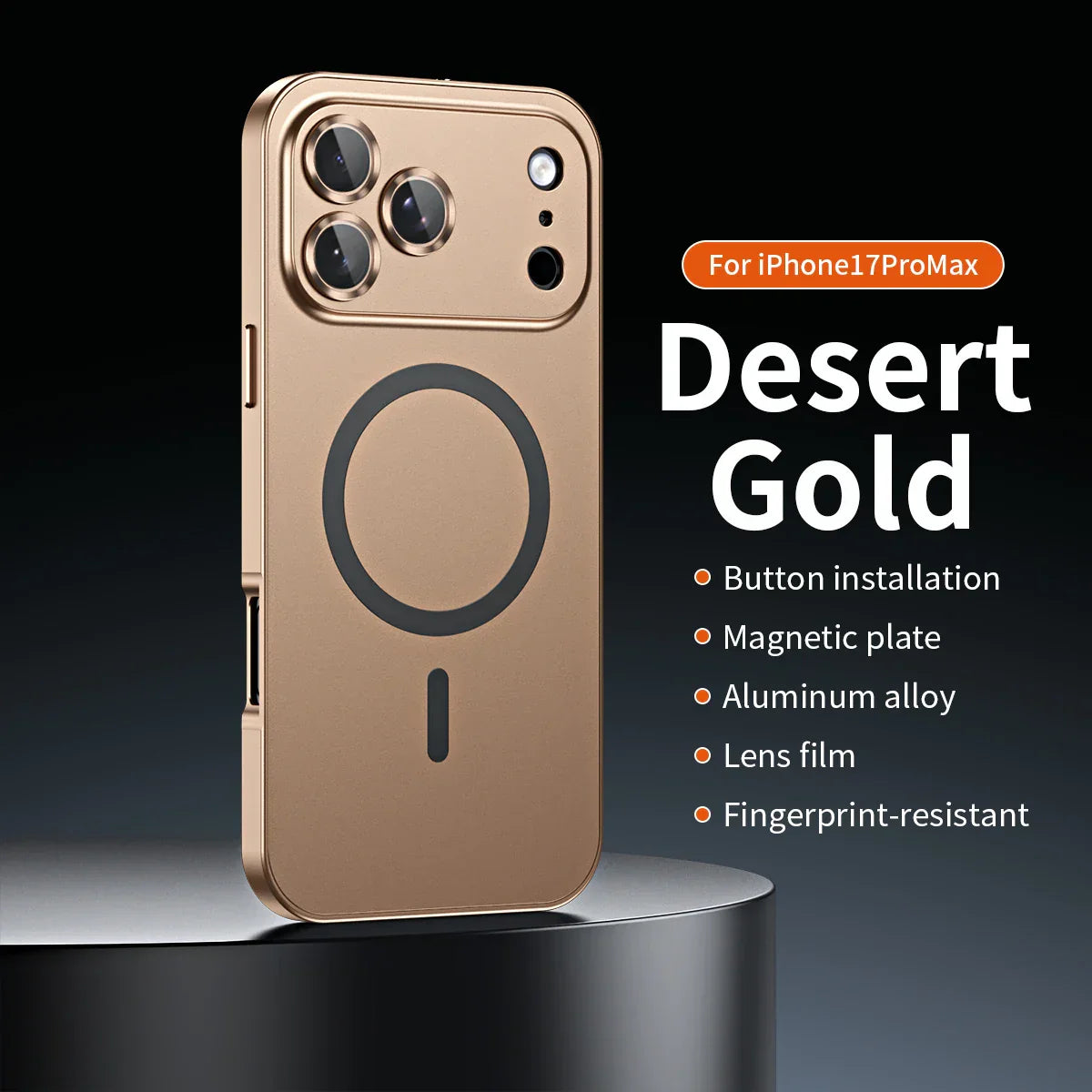 âšiPhone 17-12đ„Magnetiskt skal i aluminiumram för iPhone