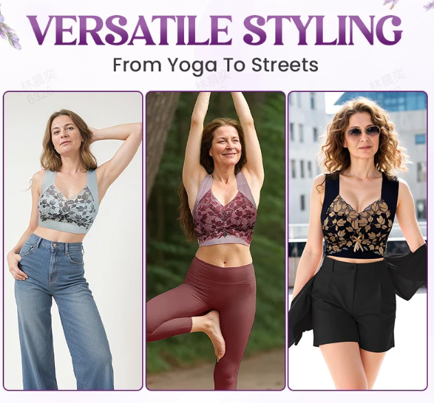 ⏳Veckans specialerbjudande: köp 1, få 2 gratis💗Plus-size sömlös ryggförstärkande b