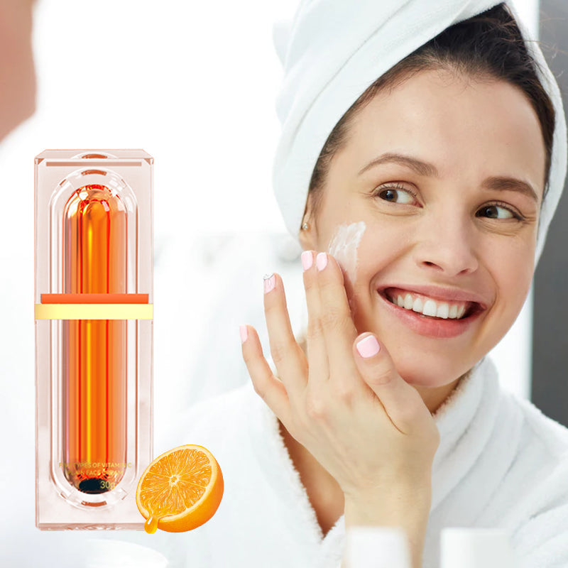 đEffektivt avlĂ€gsnar mörka flĂ€ckar och matthet frĂ„n hudenđ Vitamin C Nude ansiktskrĂ€m