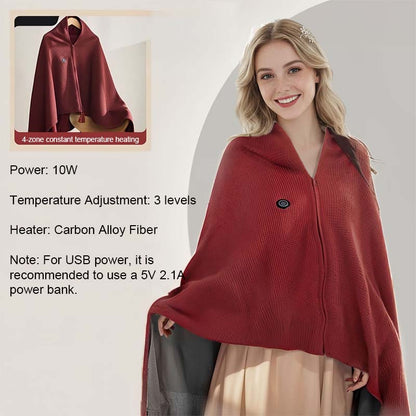 🔥🌿 USB-bärbar tvättbar värmefilt – Värme när som helst, var som helst 💖✨