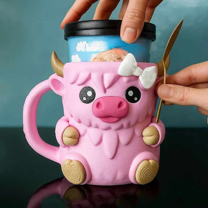 🐮 Söt ko-kylare — ”Perfekt för förvaring av sockerbitar eller andra dryckestillbehör” ❄️