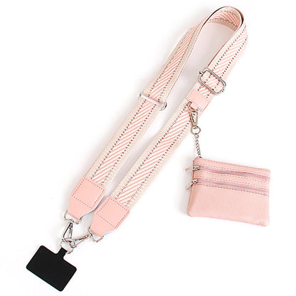 👜🚶‍♀️ Kombinera perfekt ett snyggt telefonband med en plånbok med dragkedja för att frigöra händerna. 🌟