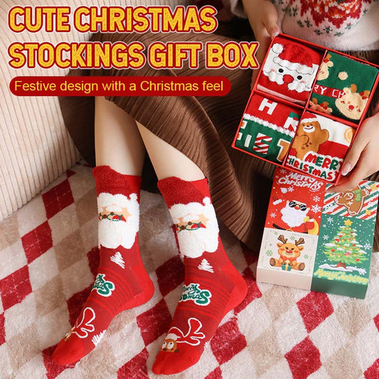 🎄✨Söt Julstrumpor Presentask🎁🧦
