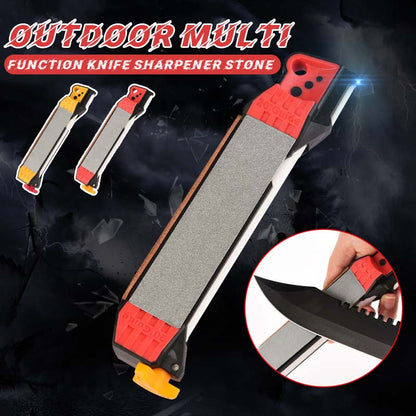 🌟Slipa knivar snabbt🔪 Multifunktionell knivslipsten för utomhusbru