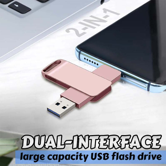 ✨USB-minne med stor kapacitet och dubbla gränssnit✨
