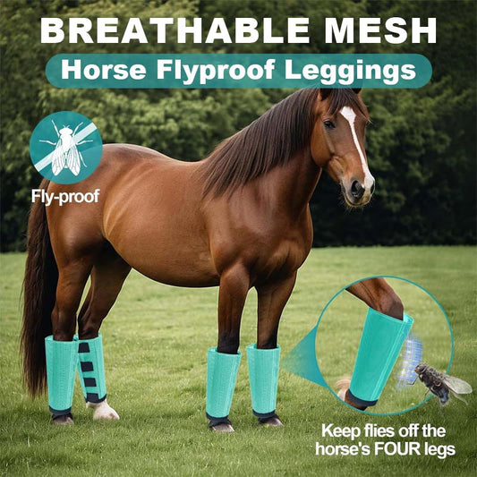 🐎Andningsbara mesh-leggings som skyddar mot hästflugo✨